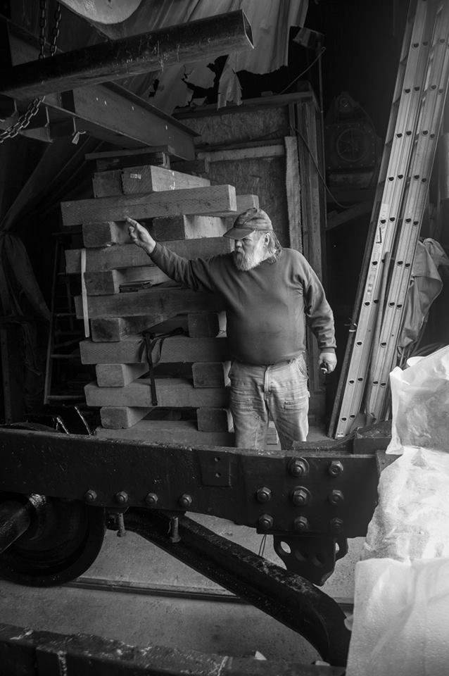 The frame goes under the boiler